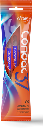 Condac 37% - pack with 3 syringes x 2.5 mL each + 3x applicator tips